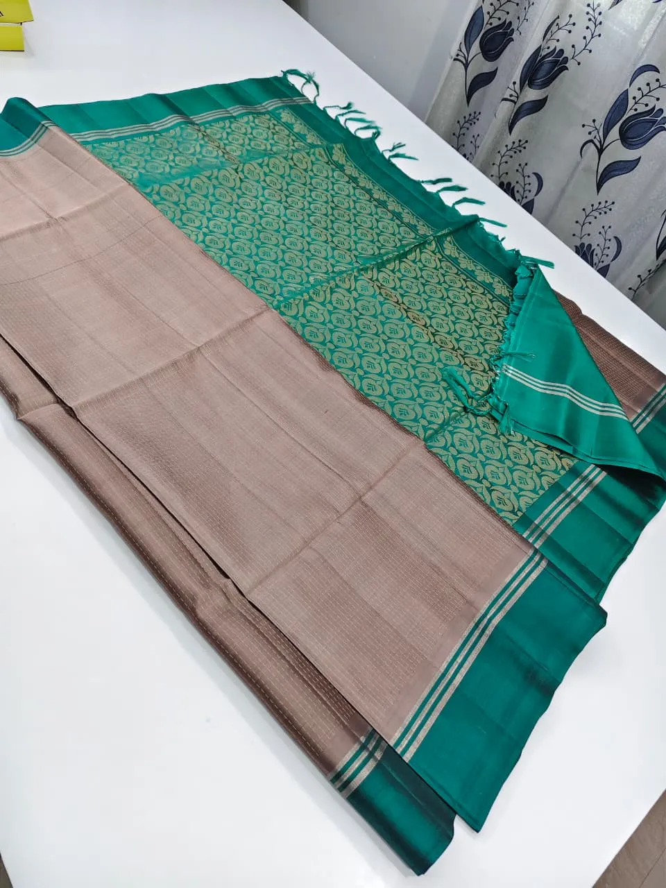Semi Soft Silk Butta Body Designed Kanchipuram Sarees